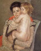 Mary Cassatt The girl holding the baby Sweden oil painting artist